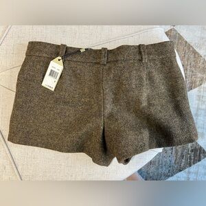 Max Studio Country wool tweed shorts size 8
